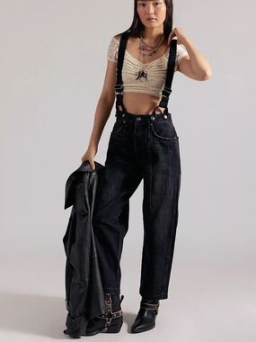 We The Free Berkley Suspender Jeans